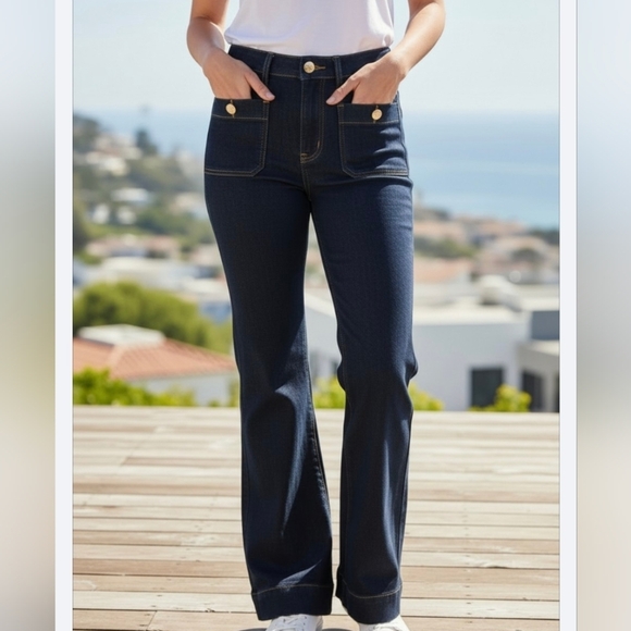 Midnight Velvet Denim - MIDNIGHT VELVET (New)Classic Blue Women's Jeans.Size 10